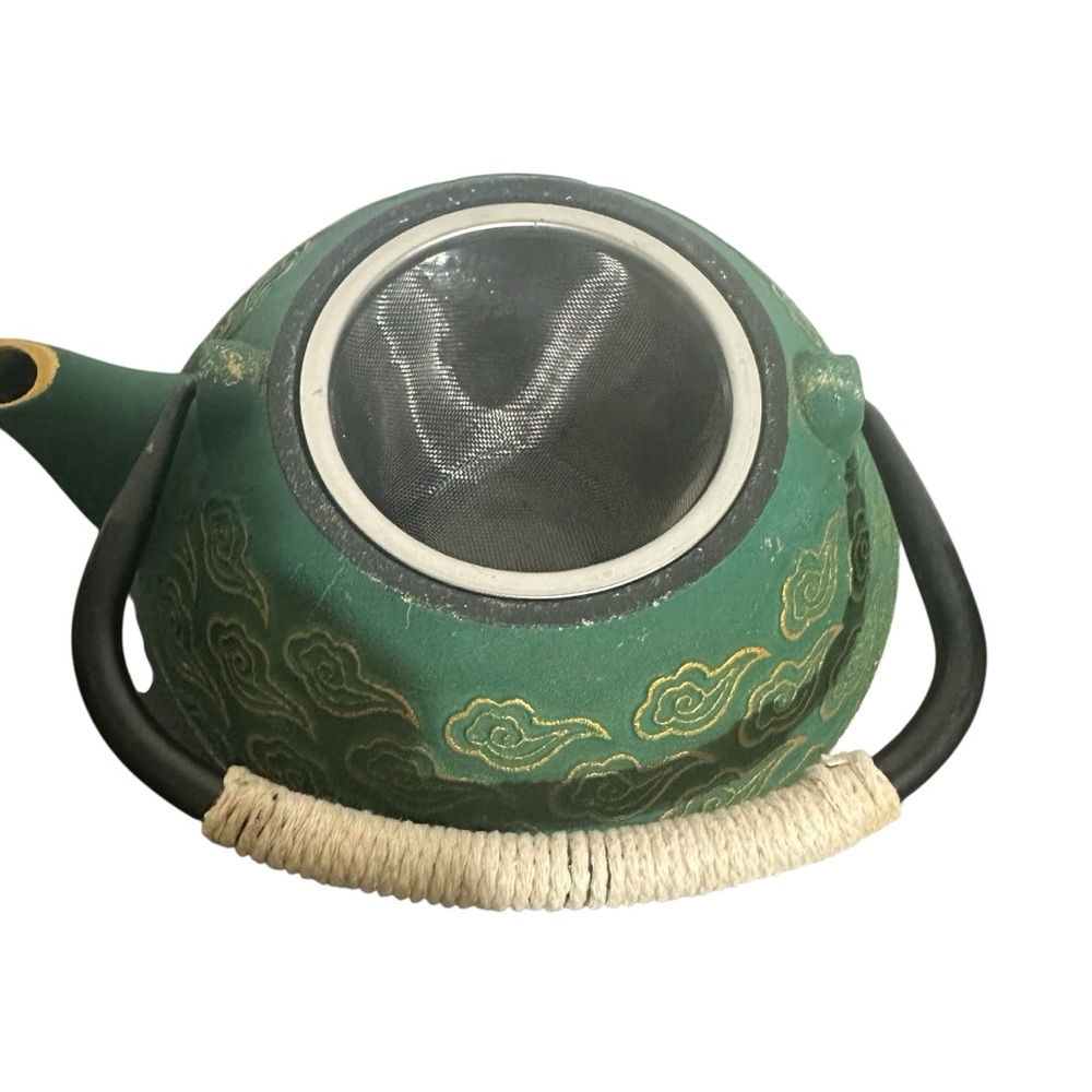 Cast Iron/Japanese Tea Pot With Infuser For Loose Leaf/Green - Picture 2 of 15